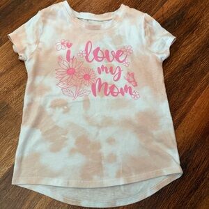 Garanimals Pink and White 'Love My Mom' T-Shirt